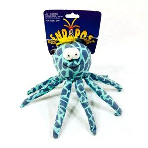 Vintage 1996 Toy Concepts Bend & Pose Stuffed Octopus Toy - NWT